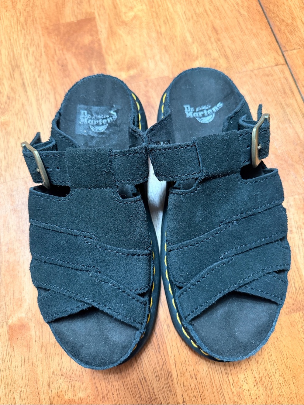 Dr. Martens Women’s Black Suede Sandals - Picture 5 of 5